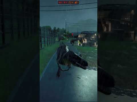 A Roar Then Allosaurus Escape in Storm | Jurassic World Evolution 2