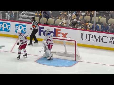 Igor Shesterkin Live In-Action vs Penguins