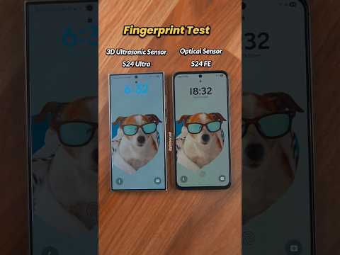 Samsung Galaxy S24 Ultra Vs S24 FE Fingerprint Sensor Test