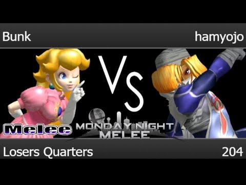 MNM 204 - FX | Bunk (Peach) vs FX | hamyojo (Sheik) Losers Quarters - Melee