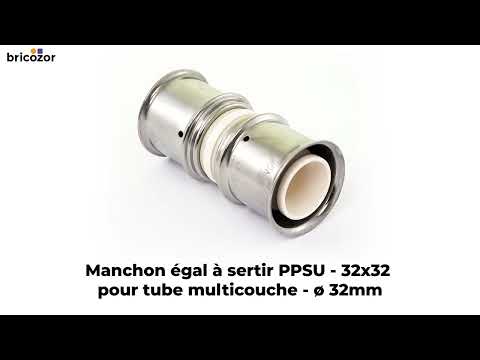 Manchon égal à sertir - pour tube multicouche - PPSU MULTITUBO