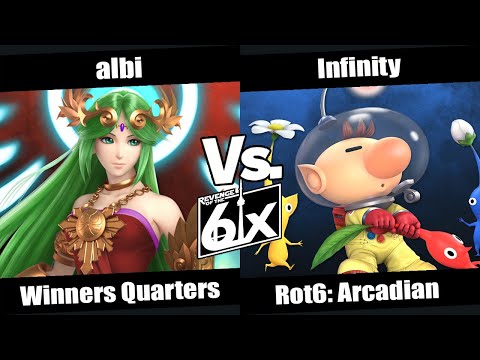 ROT6 Arcadian Winners Quarter Finals - albi (Palutena) vs Infinity (Olimar) SSBU Singles