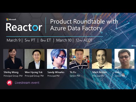 Product Roundtable with Azure Data Factory