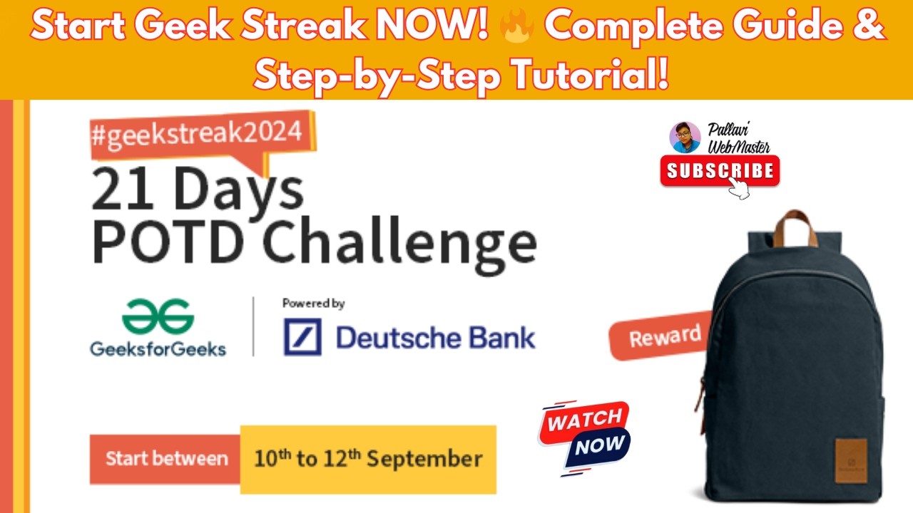 How to Start the Geek Streak 2024 Challenge 🚀 | Complete Guide & Step-by-Step Tutorial!