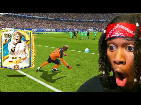 Kahn at 116 is INSANE | UNBELIEVABLE SAVES | FC MOBILE