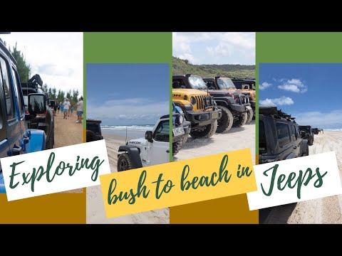 Brisbane Jeep Club day trip to Double Island Point Queensland Australia in a Jeep Gladiator
