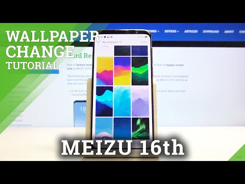 How to Change Wallpaper in MEIZU 16TH – Set Up Picture as Wallpaper