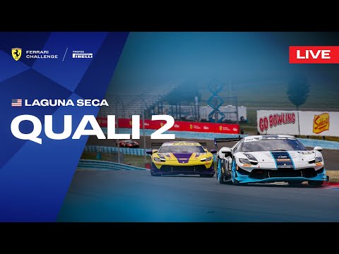 LIVE Ferrari Challenge North America - Laguna Seca, Qualifying 2