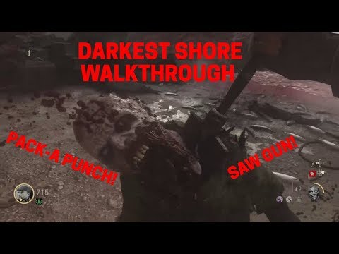 *NEW* ZOMBIES DLC 1 | GUIDE TO PACK-A-PUNCH + SAW GUN | Call of Duty: WWII | DARKEST SHORE