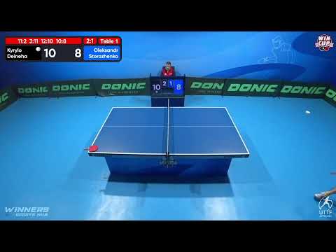 09:30 Kyrylo Deineha  3-1 Oleksandr Storozhenko West 1 WIN CUP 05.12.2022 | TABLE TENNIS WINCUP