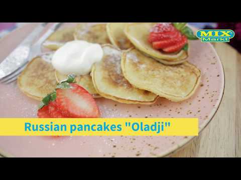 Russian pancakes "Oladji", detailed recipe