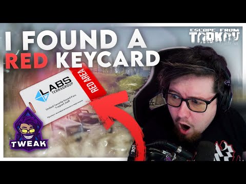 I FINALLY FOUND A RED KEYCARD (RAREST ITEM IN EFT) | Escape from Tarkov Highlights | TweaK
