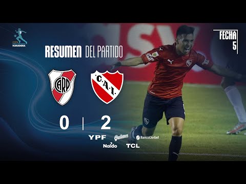 Copa Diego Maradona | Fases | Fecha 5 | resumen de River - Independiente