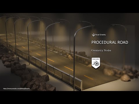 How to Make a Procedural Road in Blender | Geometry Nodes Explained