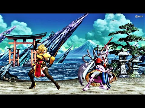 Charlotte vs Kyoshiro Senryo (Hardest ) Samurai Shodown