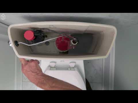 Part of a video titled Easy, Step-By-Step Guide to Adjusting a Toilet Fill Valve - YouTube