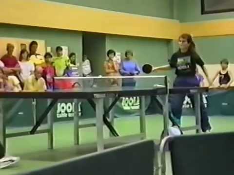 Table Tennis Olga Nemes Angela und Falco Seyferth 25.06.1991