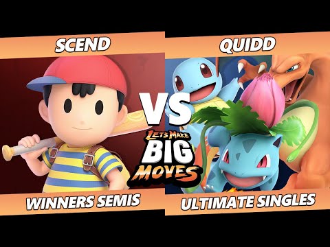 LMBM 2022 Winners Semis - Scend (Ness) Vs. Quidd (Pokemon Trainer) SSBU Ultimate Tournament