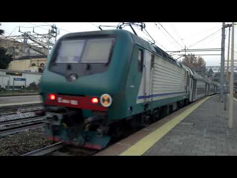 E464 063 XMPR+6 2 piani Trenord - Monza - 14/11/2016
