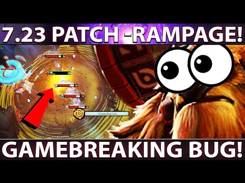 MOST WTF GAMEBREAKING BUG EVER IN DOTA 2! Welcome to Patch 7.23