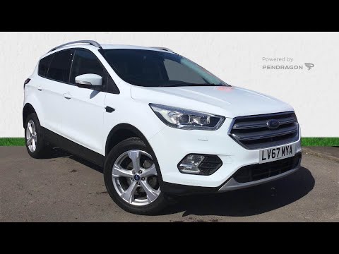 Frozen White Ford Kuga 1.5 EcoBoost ST-Line X 5dr 2WD 2017
