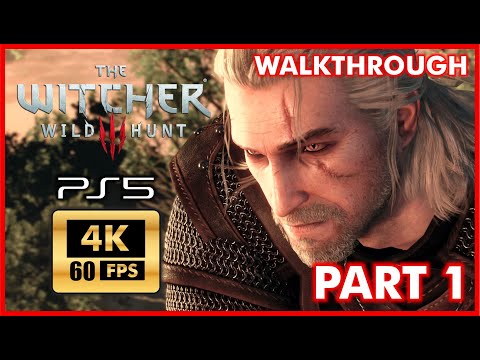 THE WITCHER 3 [PS5 4K 60FPS] WILD HUNT Walkthrough Part 1 - THE BEAST OF WHITE ORCHARD No Commentary