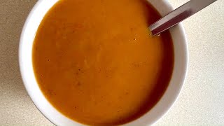 Roasted butternut squash and Sweet potato soup/ Easy Butternut Squash and Sweet Potato Soup