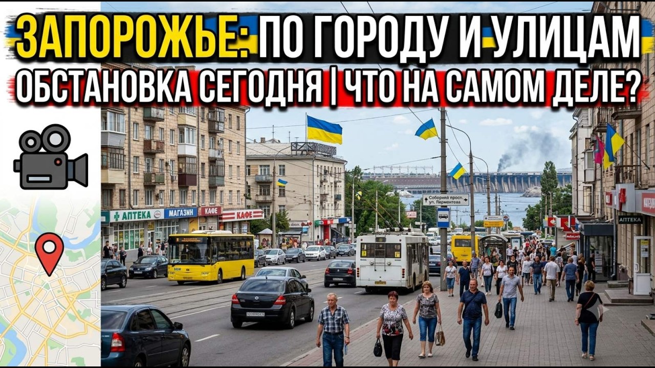 Запорожье ПОСЛЕ ОБСТРЕЛОВ КАК ЕСТЬ ПО ГОРОДУ 20.08.2026