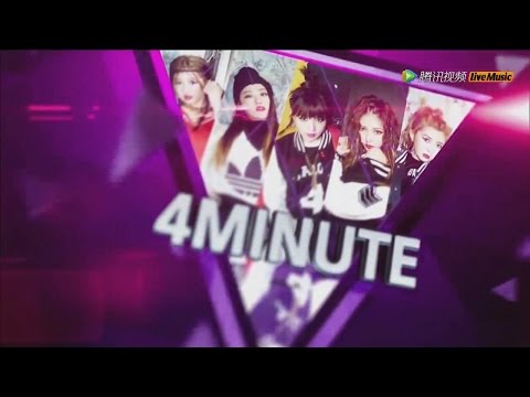 150515 4Minute @ Tencent K Pop Live