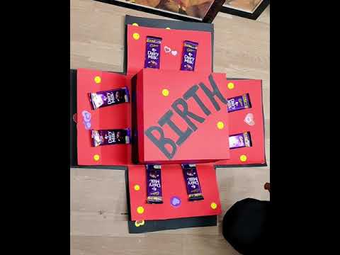 Happy Birthday chocolate box best birthday gift