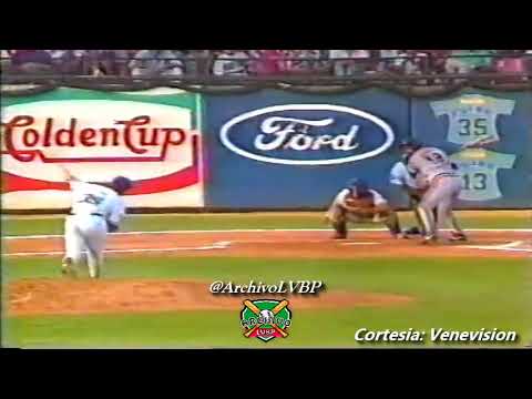 JUAN CARLOS PULIDO Apertura Sexto Juego FINAL LVBP Temporada 1993-1994 Caracas vs Magallanes