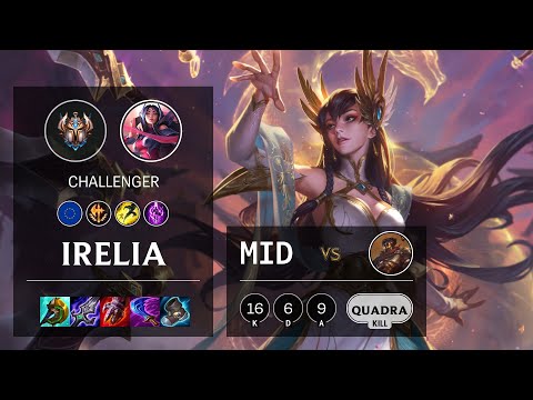 Irelia Mid vs Viktor - EUW Challenger Patch 10.24