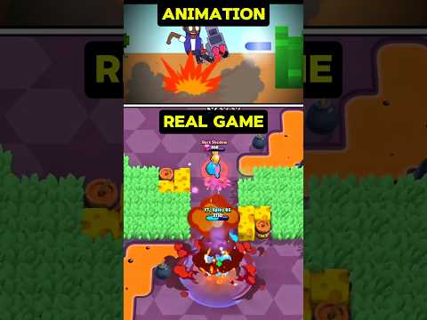 Poor Piper Got Destroyed! Animation Vs Real Game!? 🥶🤯 #brawlstars #shorts