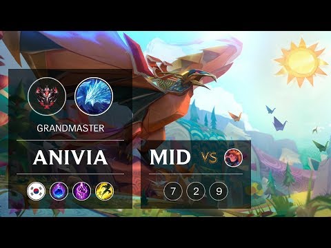 Anivia Mid vs Zoe - KR Grandmaster Patch 9.5