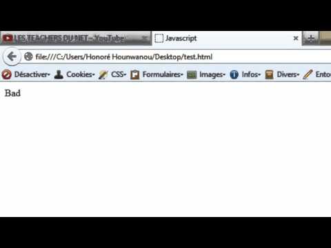 Javascript 17 Le bloc if else