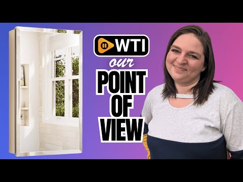 TETOTE 15 x 26 Bathroom Mirror Silver Medicine Cabinet - WTI product video review