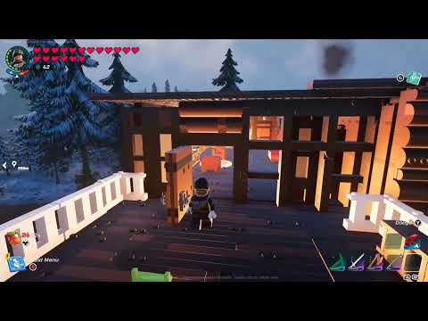 LEGO FORTNITE : WINTER CABIN, with heated floors.