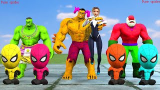 Siêu nhân người nhện vs Spider Man roblox attacked by Avengers vs Venom vs Iron Man vs Batman, Hulk