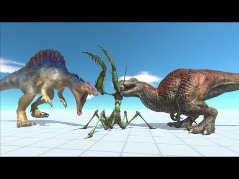 TREX & SPINOSAURUS vs EVERY UNIT - Animal Revolt Battle Simulator