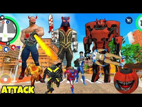 Rope Hero Vice Town intelligent Robot Nakab Ninja Gamer