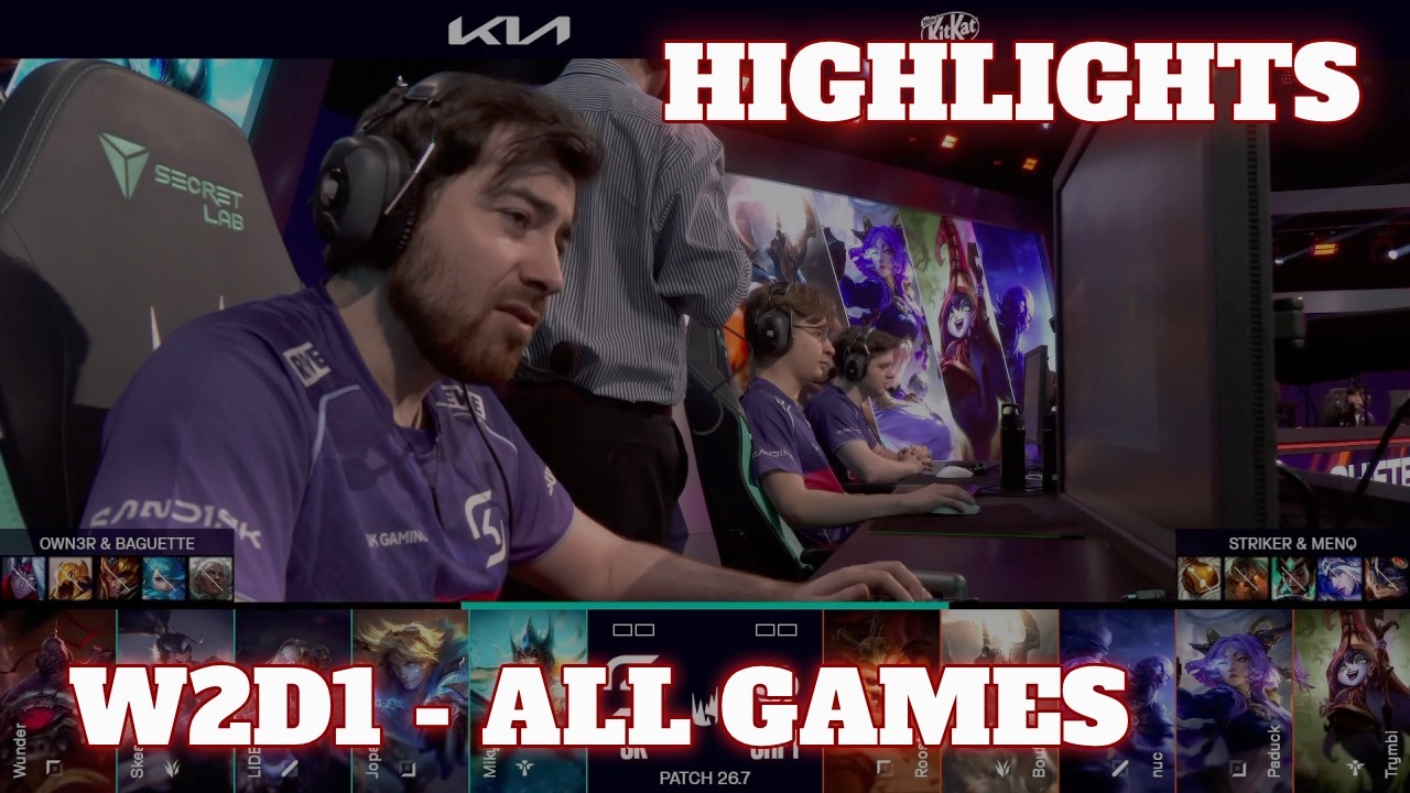 LEC Spring 2026 W2D1 - All Games Highlights | Full Day Week 2 Day 1 LEC Spring 2026