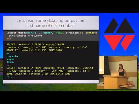 MountainWest RubyConf 2014 - CRUD! The Consequences of Not Understanding How ActiveRecord ...
