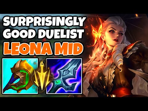 I did Leona Bruiser Mid (Duelist who stuns every 3 seconds). Not main channel worthy game though.