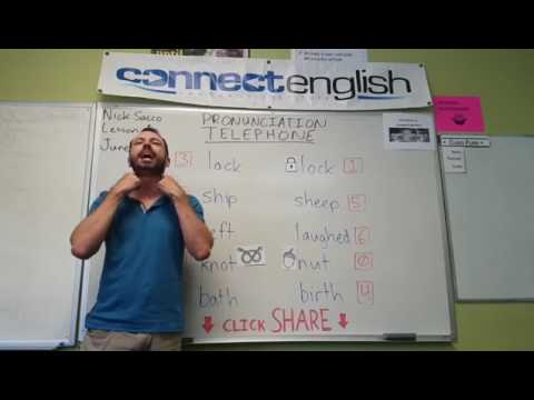 Connect English Pronunciation Telephone, Volume 11 - Mission Valley Campus