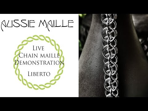 Live Chain Maille Demonstration - Liberto