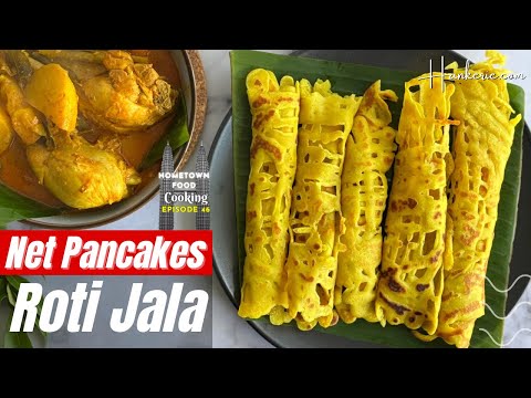 How to Make Roti Jala (Net Pancake | Lace Crepe)