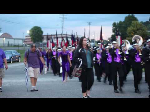 Columbia Central High School Band Marching In