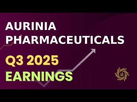 Aurinia Pharmaceuticals Inc  AUPH Q3 2025 Earnings Call