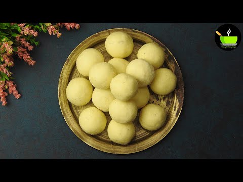 Rava ladoo recipe | rava laddu recipe | how to make sooji laddu or sooji ladoo | 5 mins sweets