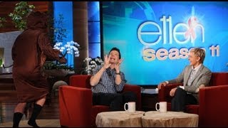 Scaring Sean Hayes on Ellen show